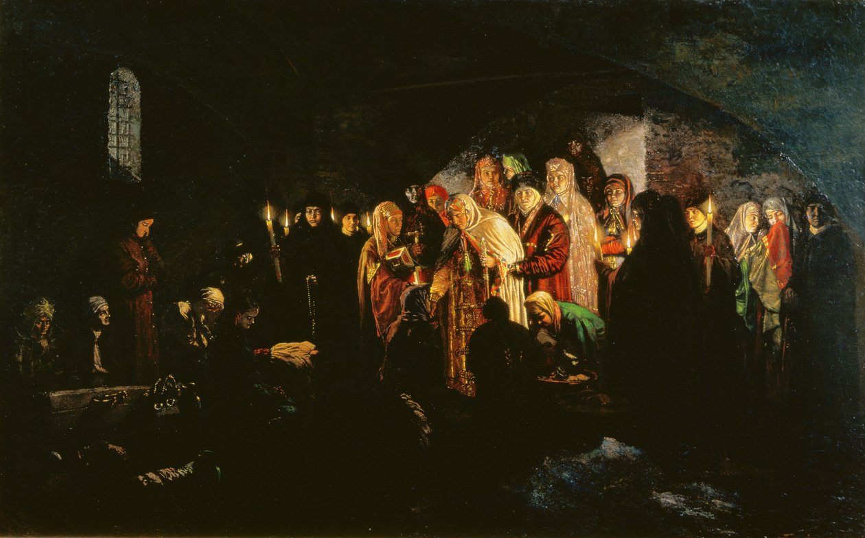 女皇施舍，1880年 作者 米哈伊尔·康斯坦丁诺维奇·克洛德（Mikhail Konstantinovich Klodt）