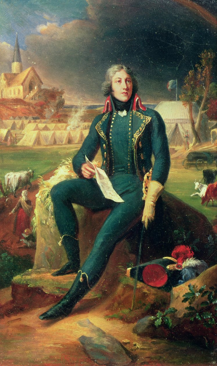 Louis-Lazare Hoche将军的肖像（1768-97） 作者 弗朗索瓦·帕斯卡尔·西蒙·杰拉德男爵