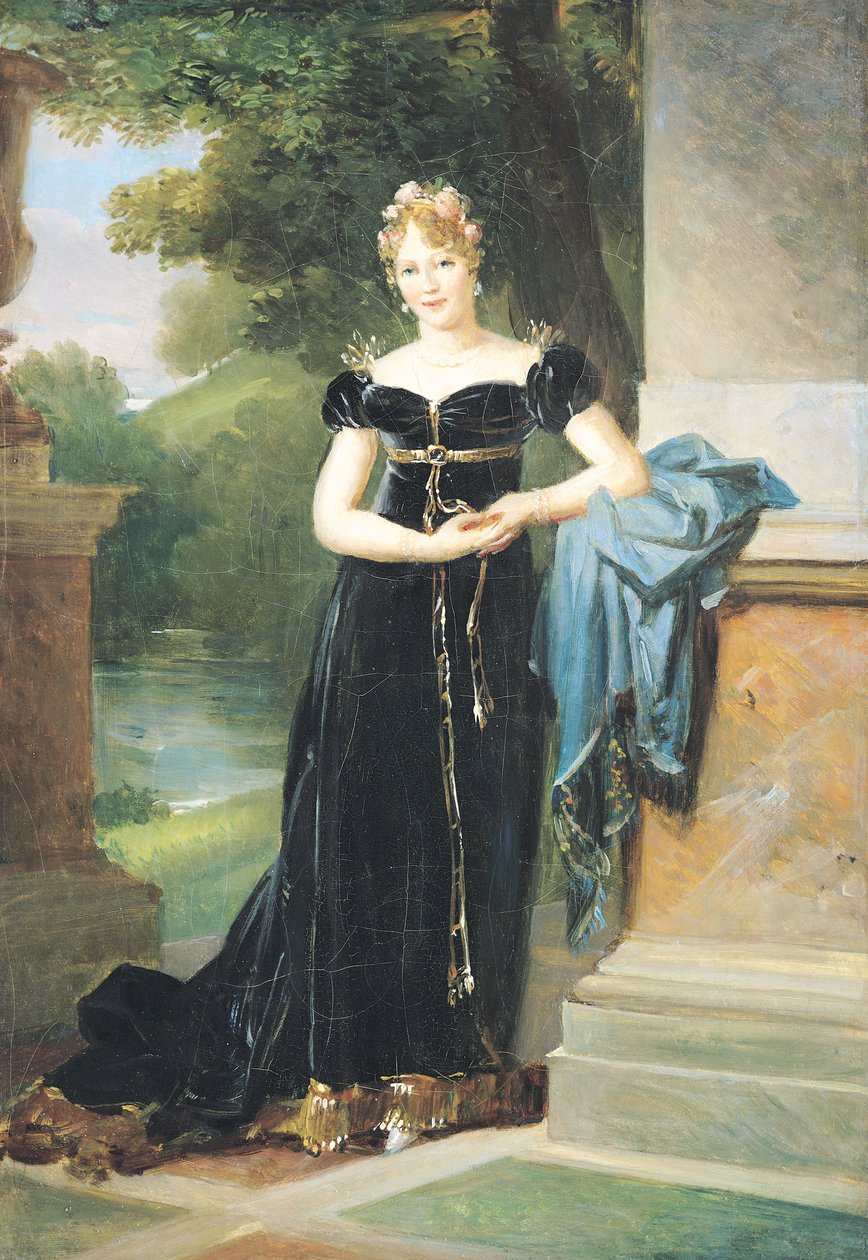 Marie Laczinska的肖像（1786-1817）伯爵夫人Walewska，1812年 作者 弗朗索瓦·帕斯卡尔·西蒙·杰拉德男爵