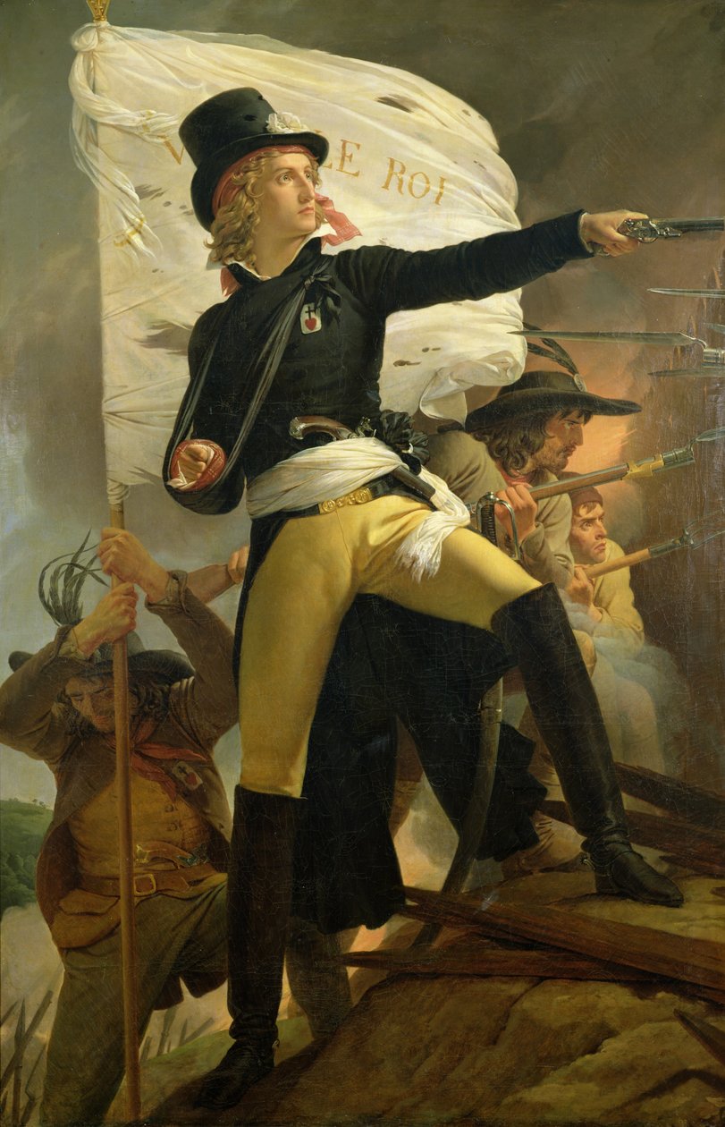 Henri de La Rochejaquelein（1772-94），1817年的买主起义领袖 作者 皮埃尔·纳西塞·盖林男爵
