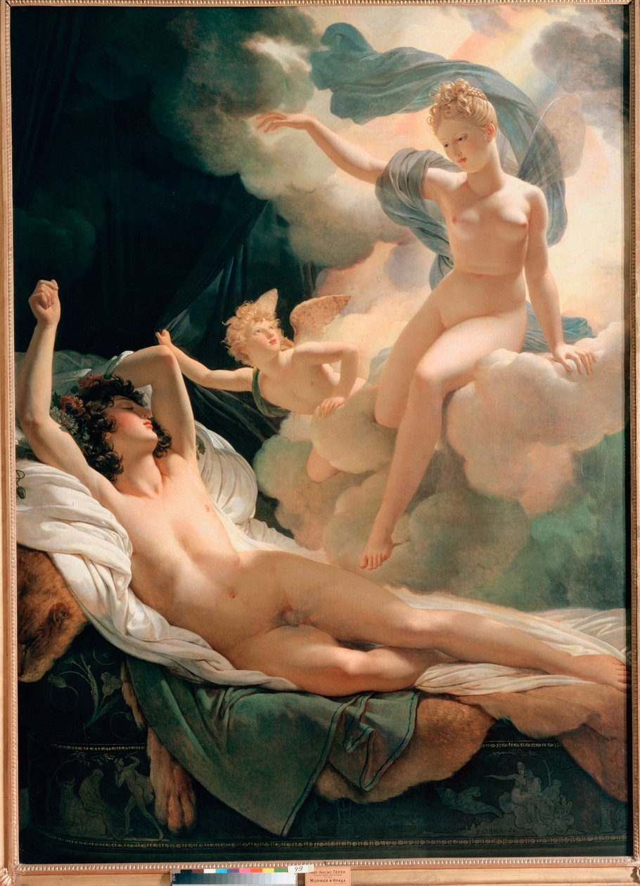 "" Morphee et Iris "" Pierre Narcisse Guerin (1774-1833) 绘画，1811 年圣彼得堡，冬宫博物馆 作者 皮埃尔·纳西塞·盖林男爵