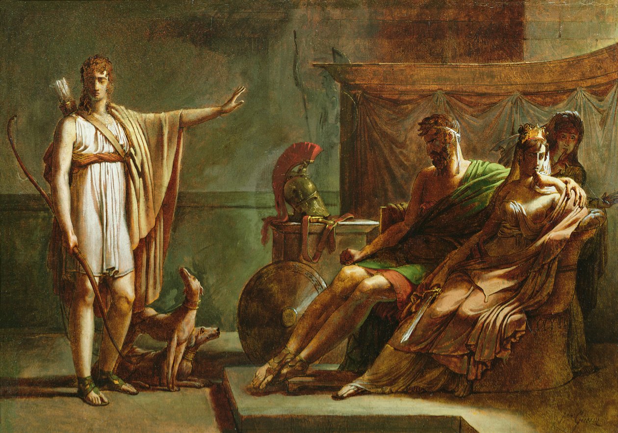 Phaedra和Hippolytus，1802 作者 皮埃尔·纳西塞·盖林男爵