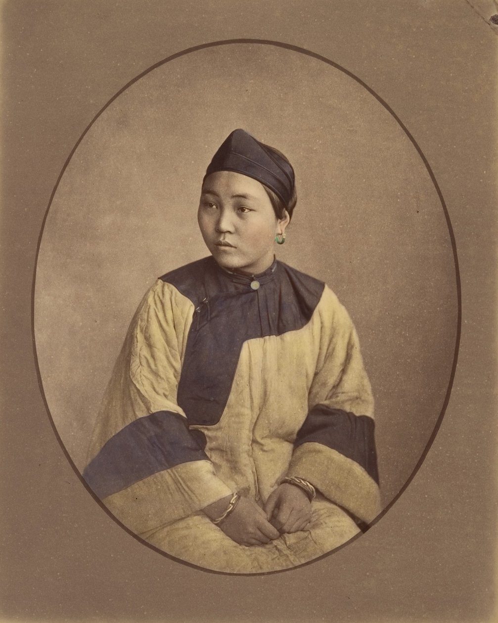 Lanxchow的女孩，1870年代。 作者 雷蒙德·冯·斯蒂夫男爵