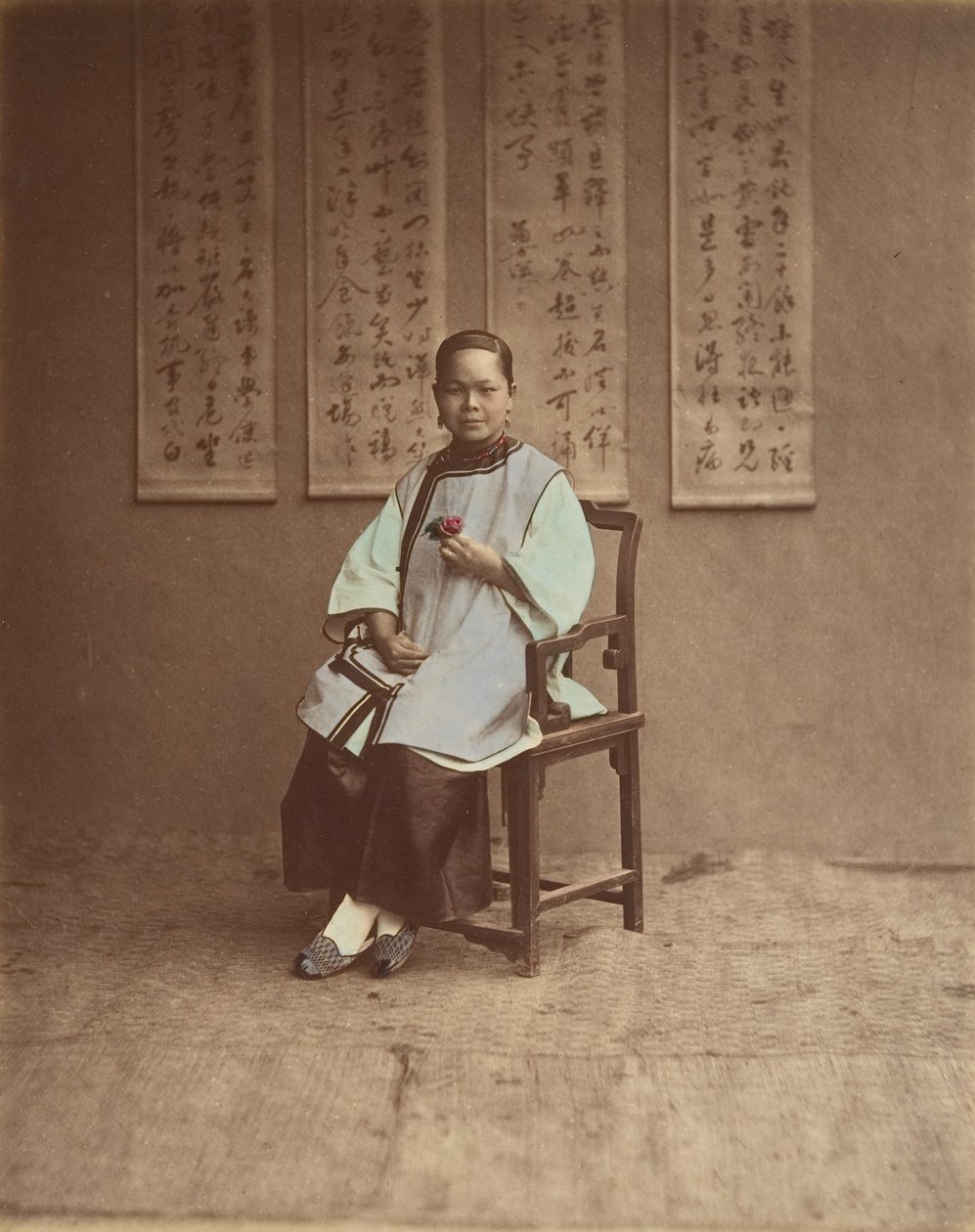 来自上海的女孩，19世纪70年代。 作者 雷蒙德·冯·斯蒂夫男爵