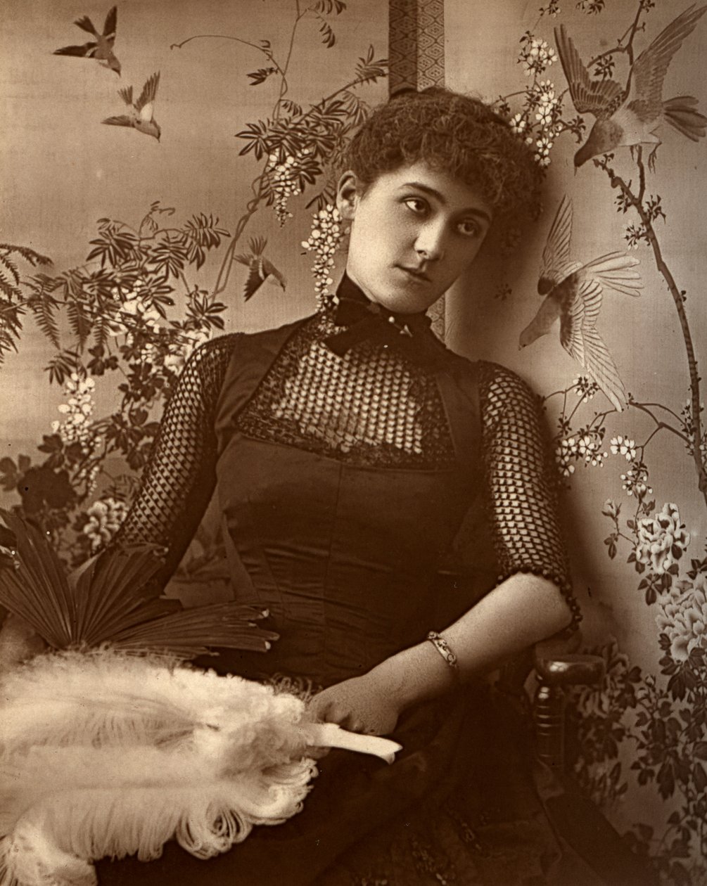 玛丽·摩尔（Mary Moore），英国女演员，1886年 作者 巴罗德