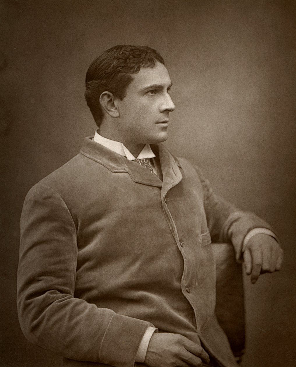 莫里斯·巴里摩尔（Maurice Barrymore），英国演员，1886年 作者 巴罗德