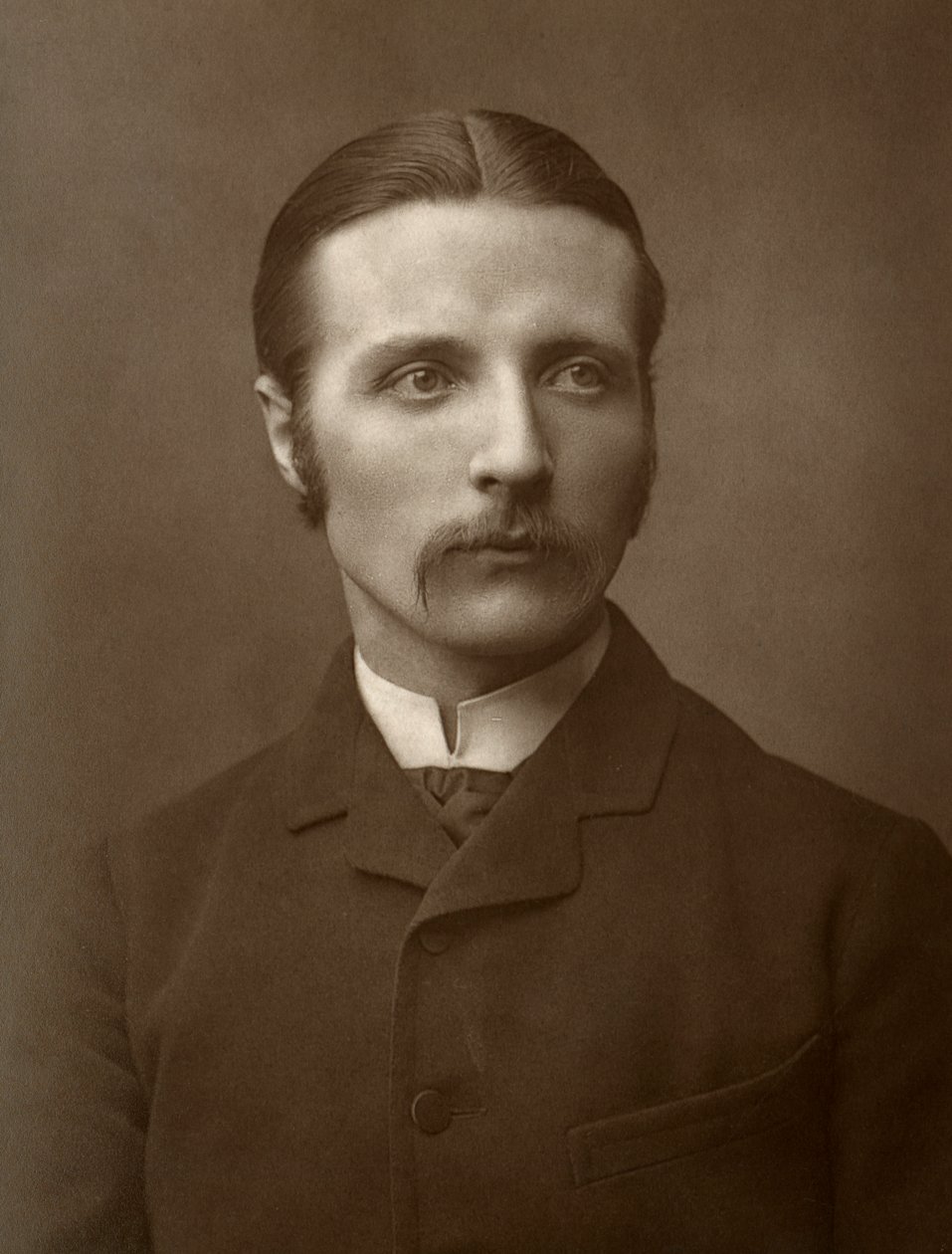 英国作家和评论家威廉·阿彻（William Archer），1886年。 作者 巴罗德