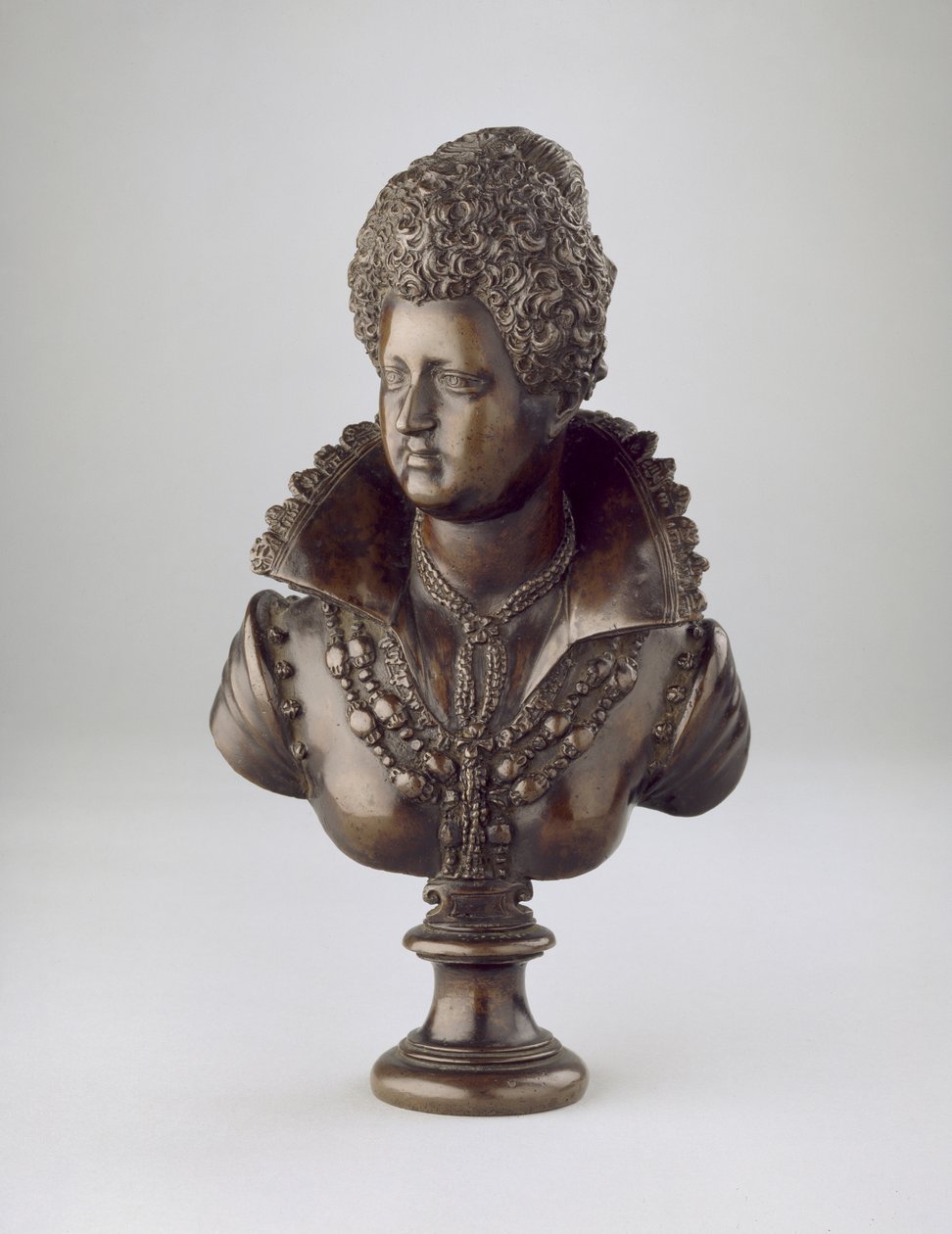 美第奇玛丽女王，c.1600（青铜） 作者 巴泰勒米·普里尔