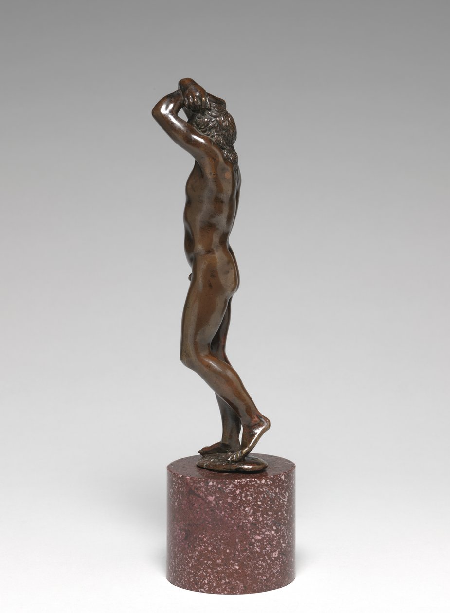 常青年，名为Narcissus，c.1650（铜和青铜） 作者 巴泰勒米·普里尔