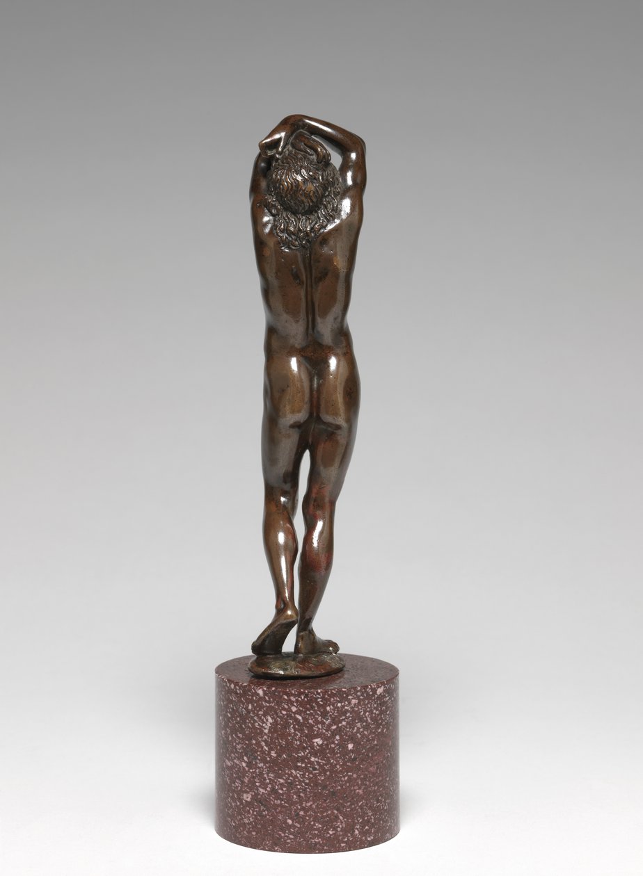 常青年，名为Narcissus，c.1650（铜和青铜） 作者 巴泰勒米·普里尔