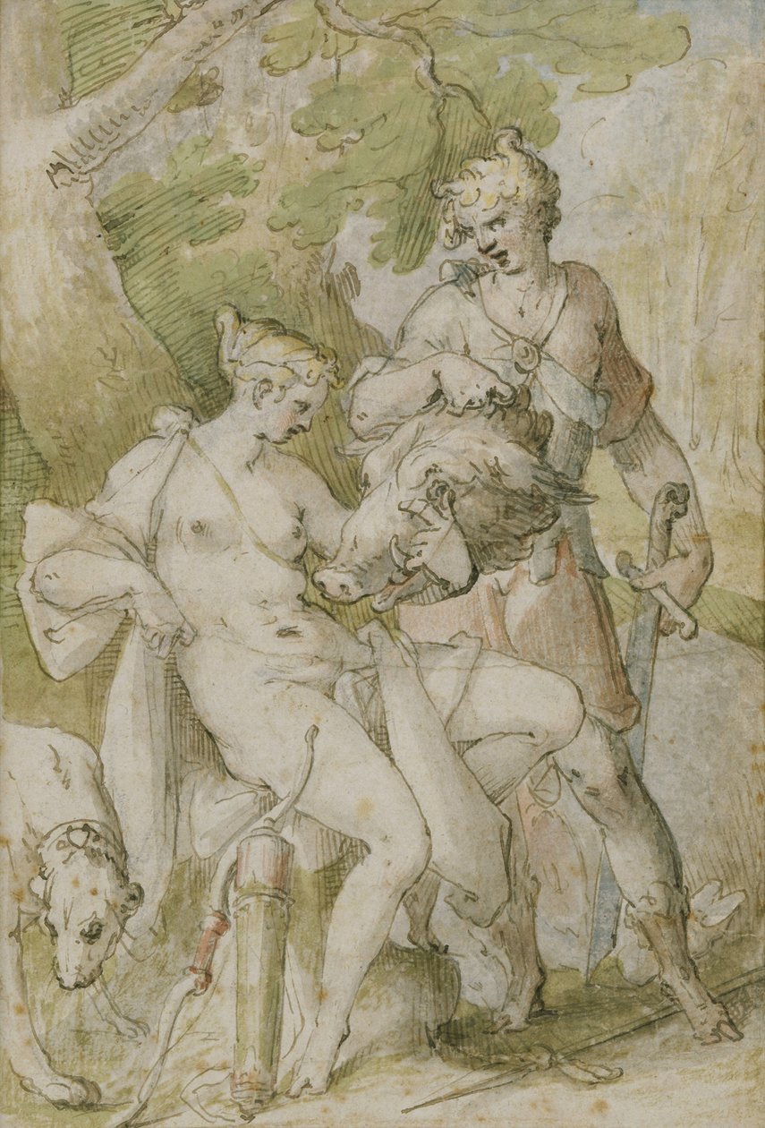 神话场景 作者 Bartholomaeus Spranger