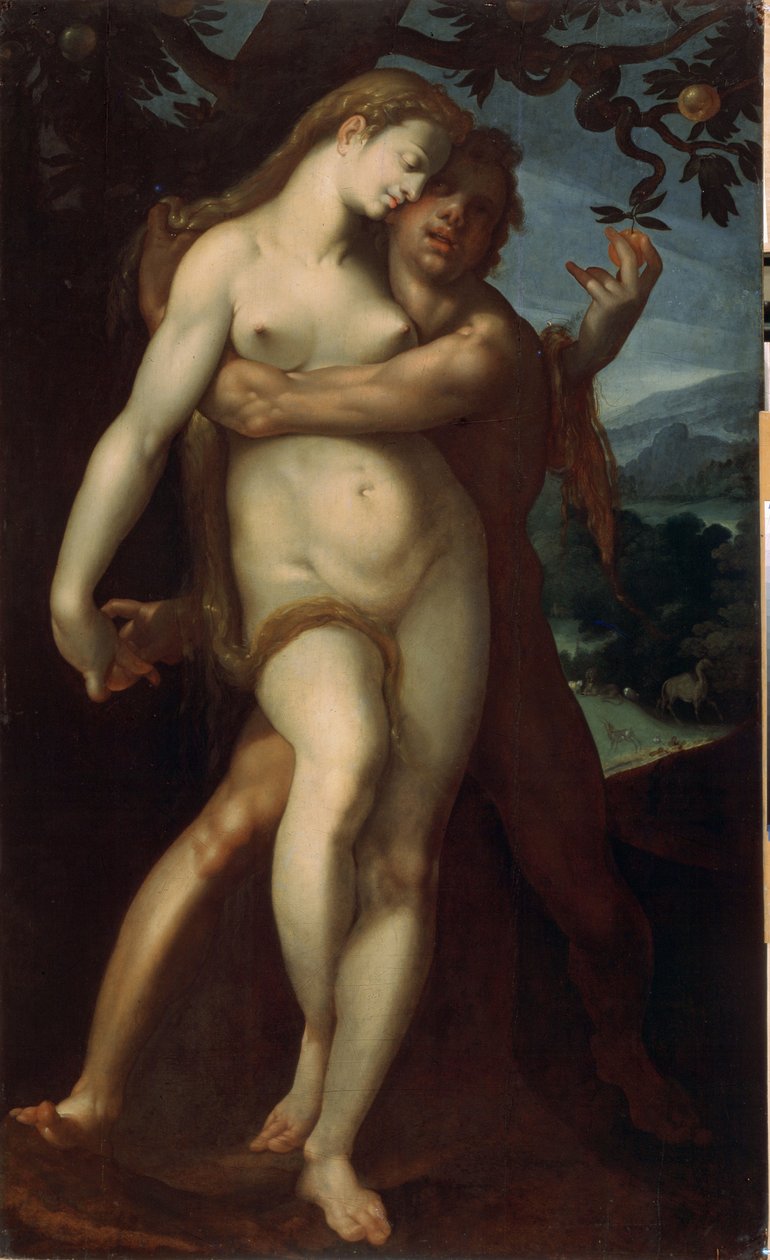 亚当和夏娃 作者 Bartholomaeus Spranger