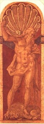 大力神（铅笔） 作者 Bartholomaeus Spranger