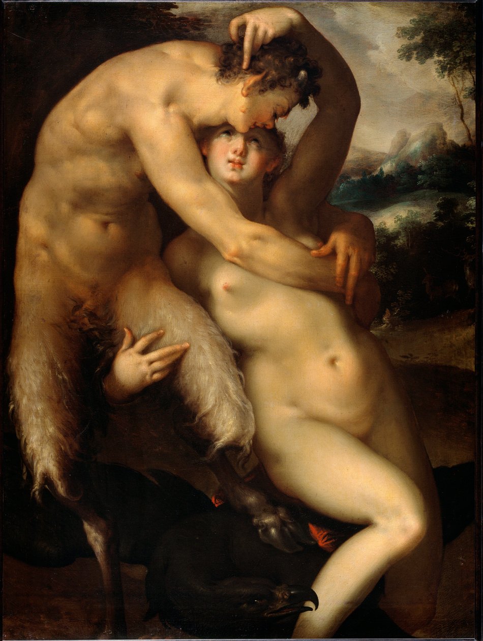 朱庇特和安蒂奥普（绘画，约1596年 作者 Bartholomaeus Spranger