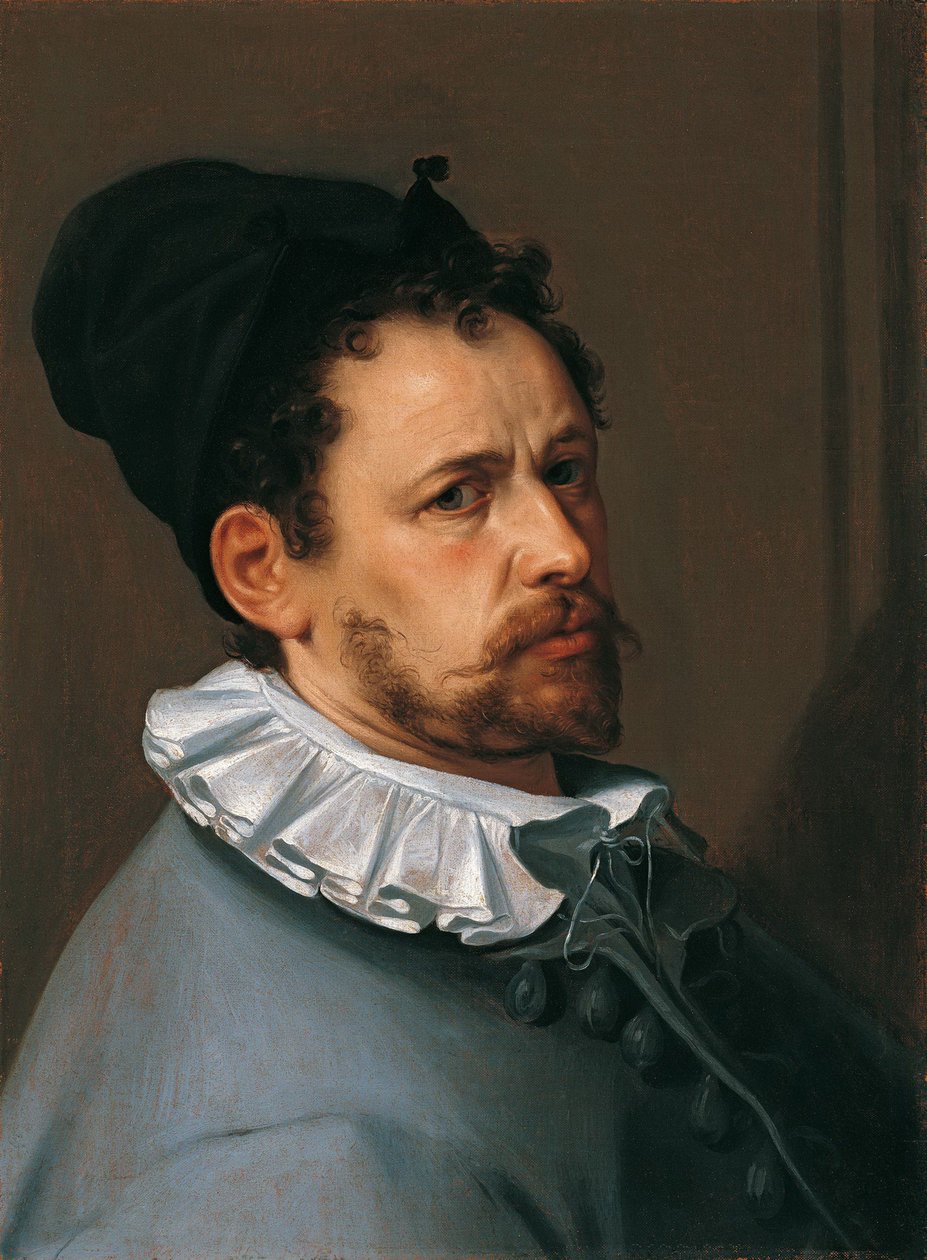 自画像，约1585年。 作者 Bartholomaeus Spranger