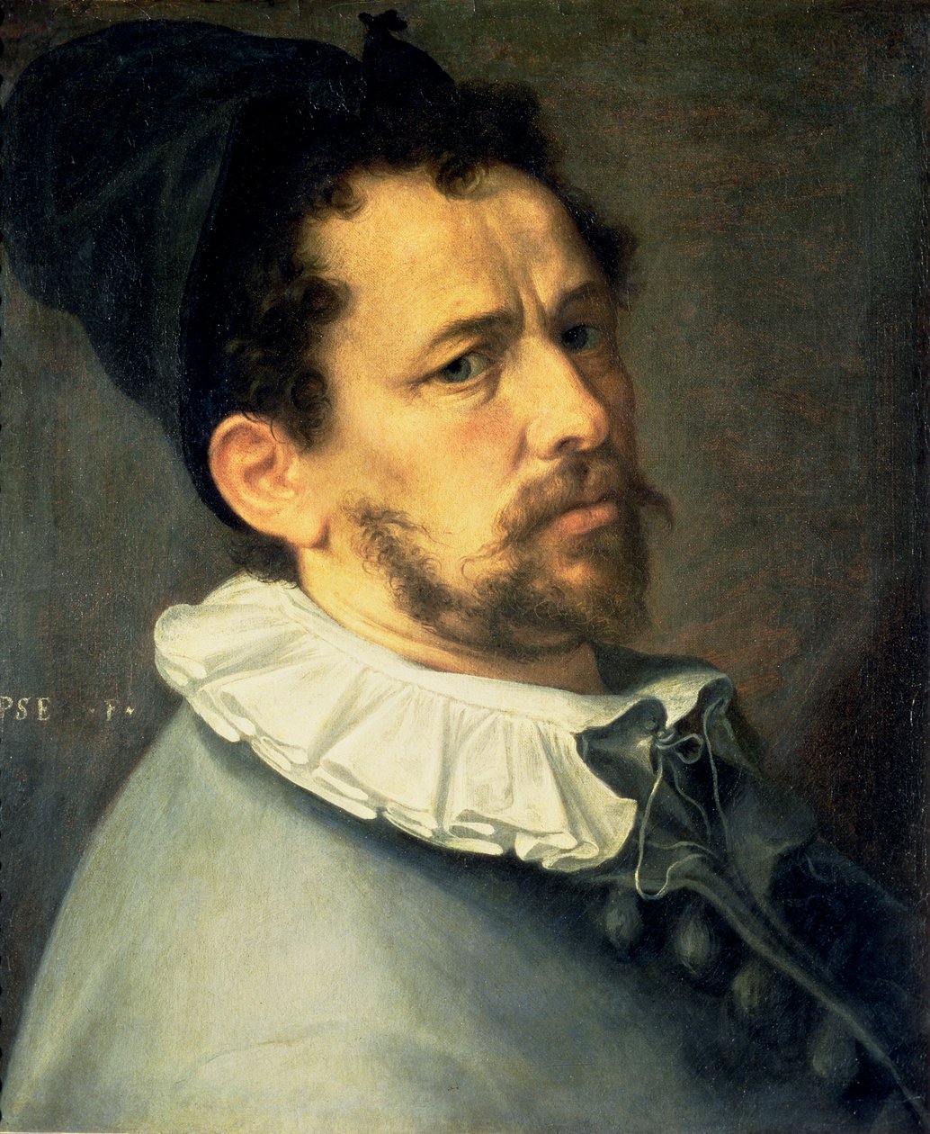自画像，约1580-85年 作者 Bartholomaeus Spranger