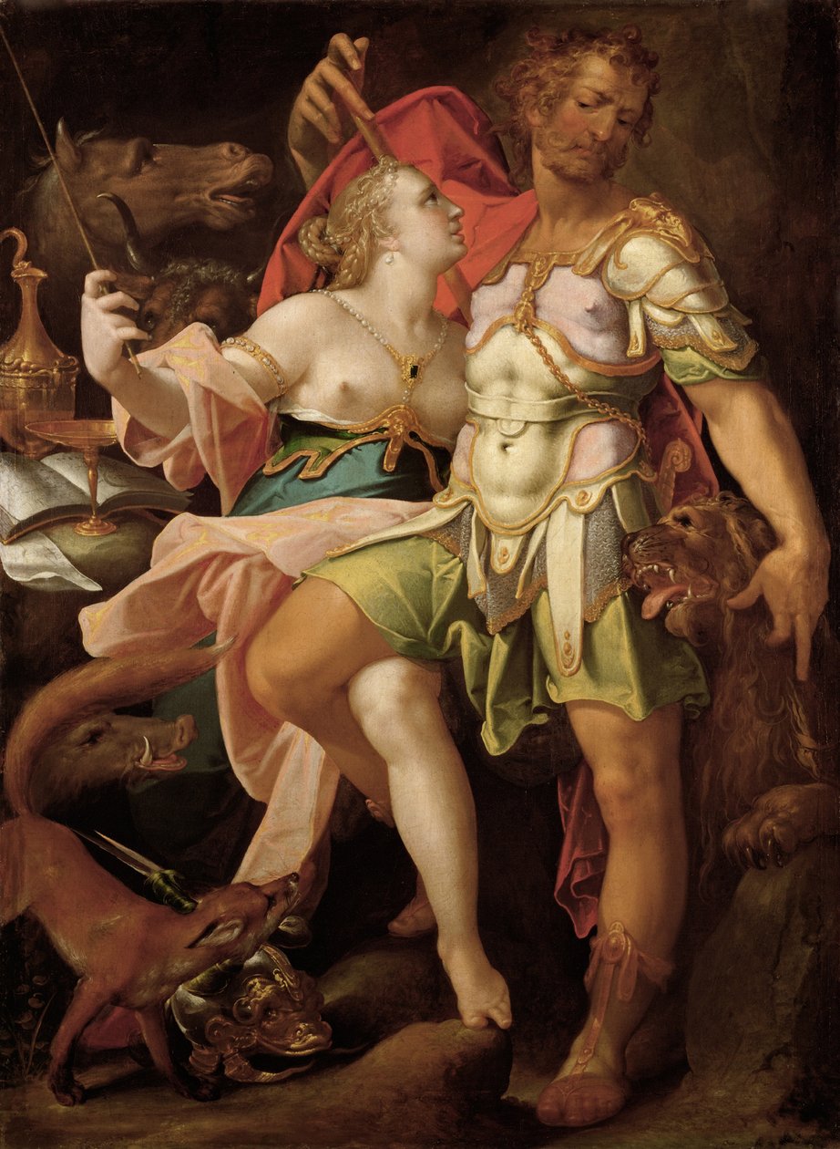 尤利西斯和Circe，约1580-1585 作者 Bartholomaeus Spranger