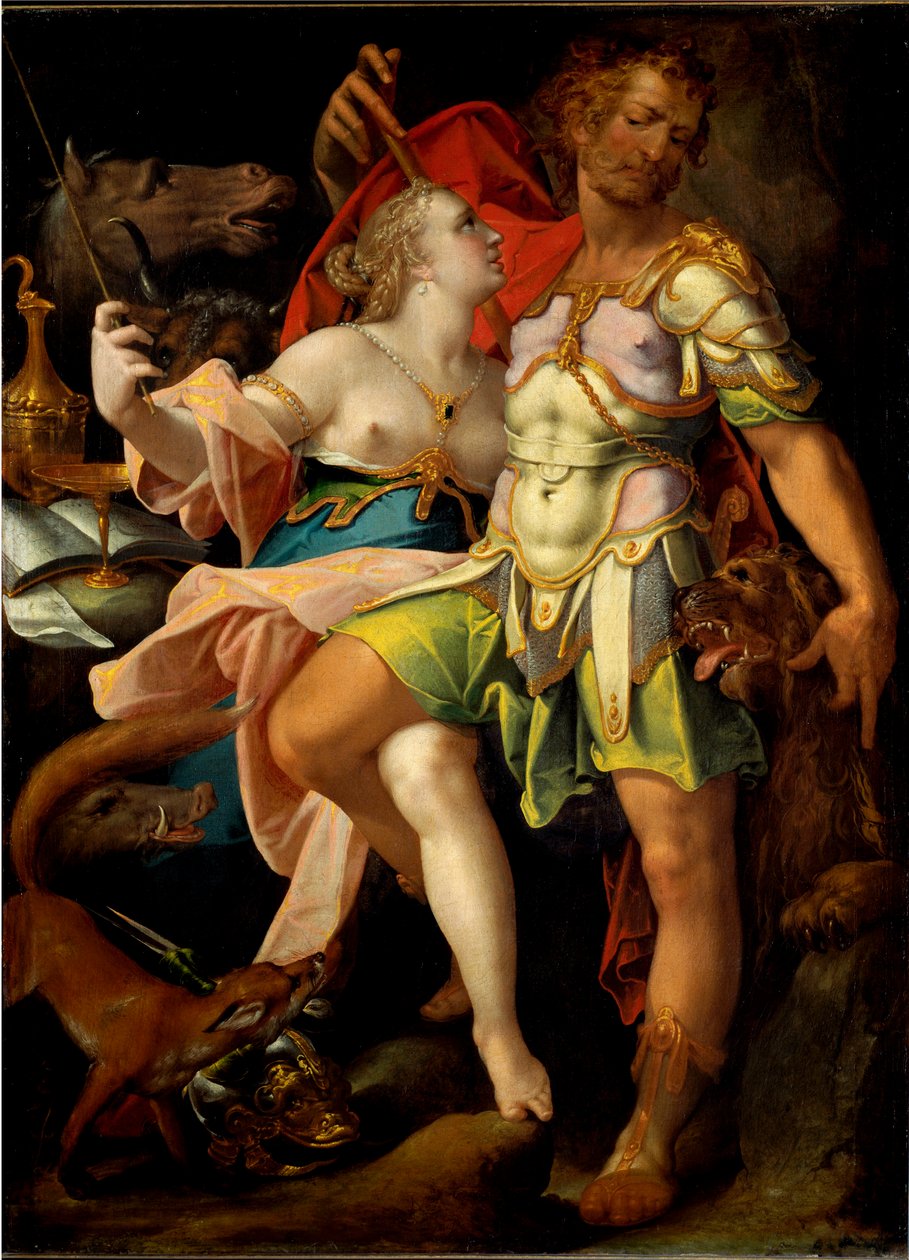 尤利西斯和西西的魔术师（绘画 作者 Bartholomaeus Spranger
