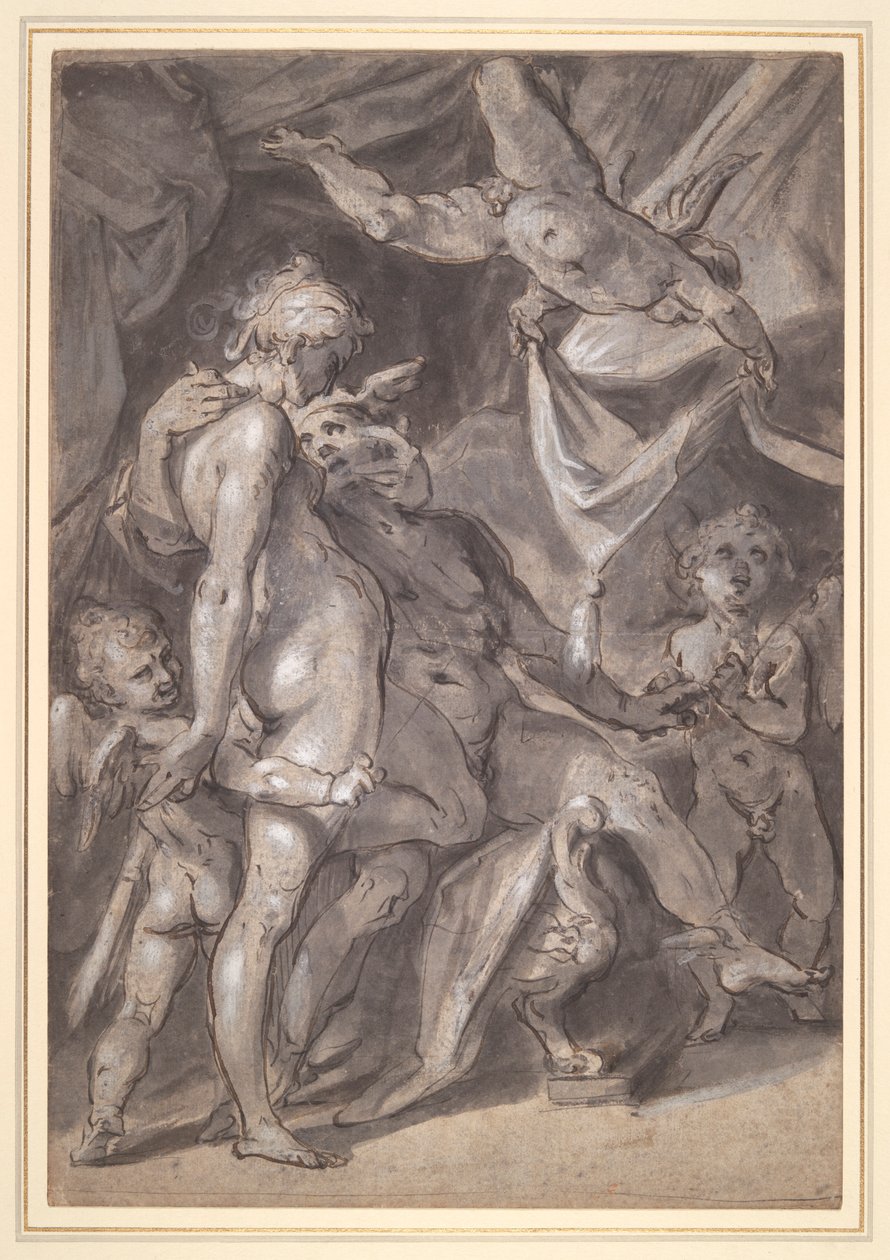 金星和水星 作者 Bartholomaeus Spranger