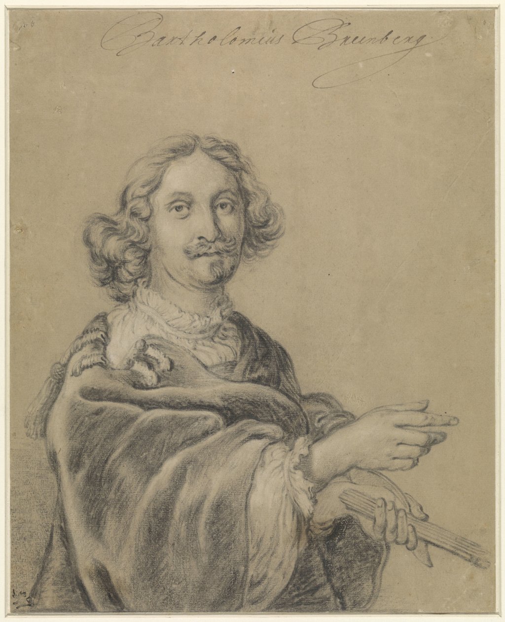 Portret van Bartholomeus Breenbergh 作者 Bartholomeus Breenbergh（可能）