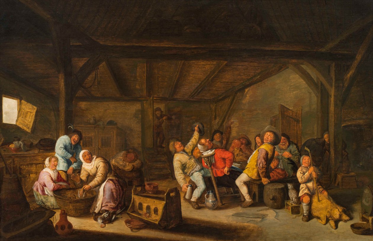 十七世纪第十二夜 作者 Bartholomeus Molenaer