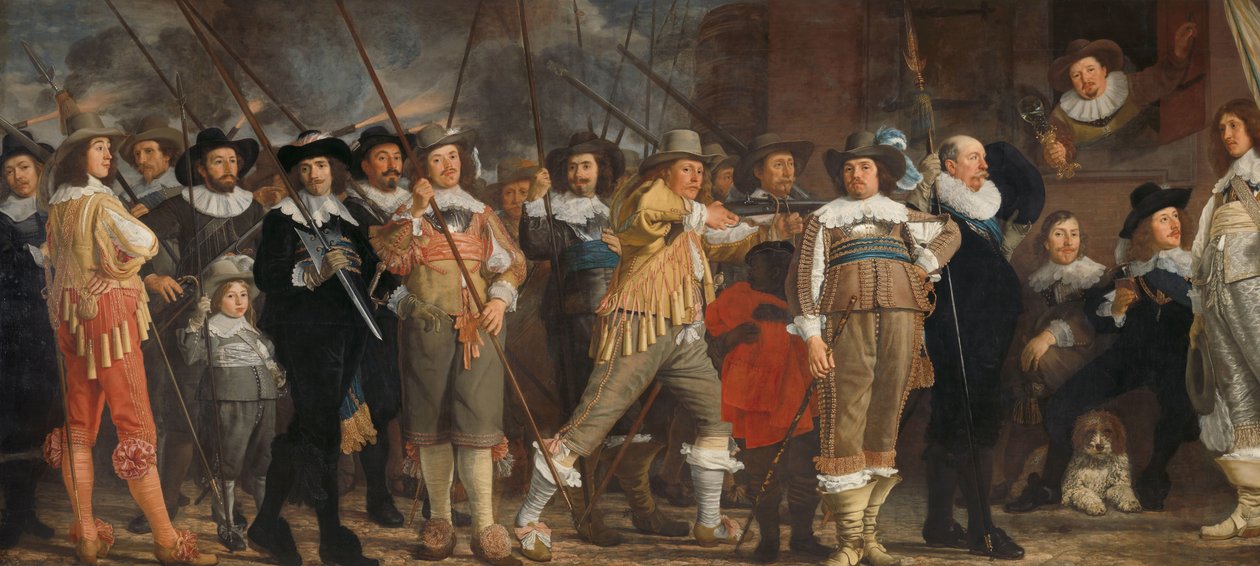 Militia Company of District VIII under the Command of Captain Roelof Bicker Officers and other Civic Guardsmen of the VIII District in Amsterdam under the command of Captain Roelof Bicker and Lieutenant Jan Michielsz Blaeuw 作者 巴特洛缪斯·范·德·赫尔斯特