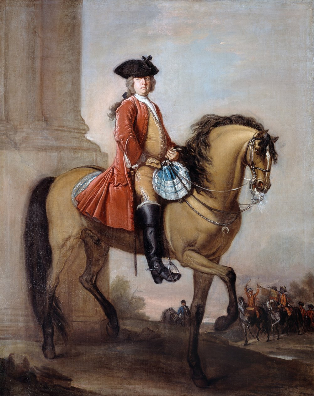 准将和中尉Richard Gifford（第17381739号）c.1727 作者 巴塞洛缪·丹德里奇