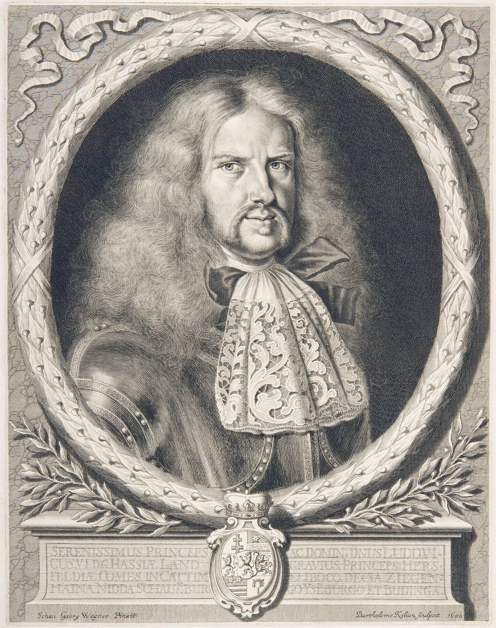 路德维希六世（1630-1678），黑森达姆施塔特Landgrave 1661-1678 作者 巴塞洛缪·基利安