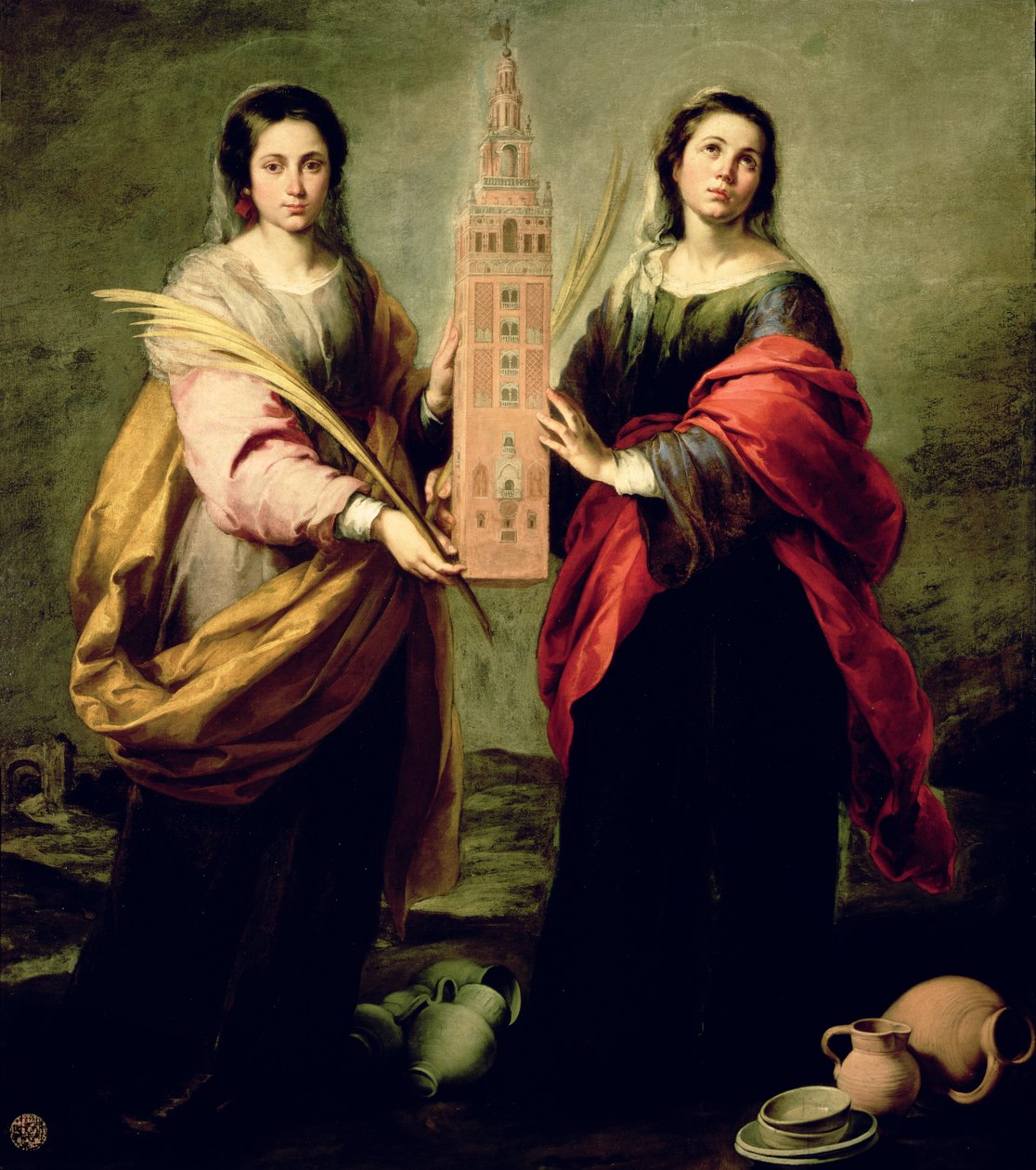 St. Justina和St. Rufina，1675 作者 巴斯托洛梅·埃斯特万·穆里略