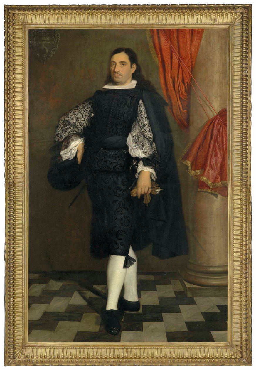 一位绅士的肖像 作者 Bartolomé Esteban Murillo 和工作室
