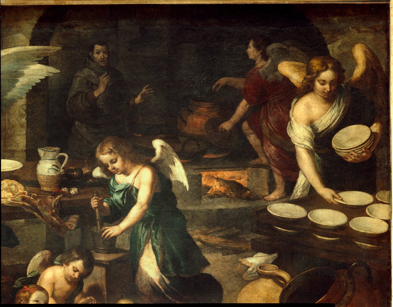 La cuisine des Anges - 天使的厨房。其中一个 ... 作者 巴托洛梅·埃斯特班（穆里略学校）