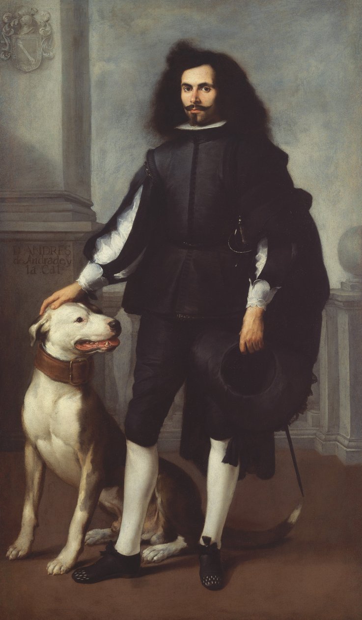 唐·安德烈斯·德·安德拉德（DonAndrésde Andrade y la Cal），约1665年至72年（布面油画） 作者 巴斯托洛梅·埃斯特万·穆里略