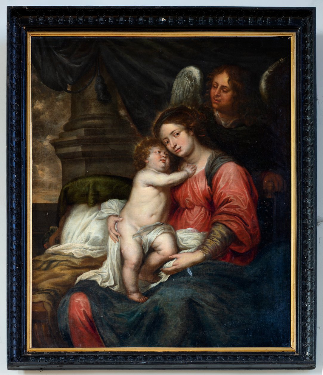 教区教堂（Parochiekerk Sint-Andreas, Beerlegem）。画作。圣母与孩子。巴托洛梅-穆里略(？)。 作者 巴斯托洛梅·埃斯特万·穆里略