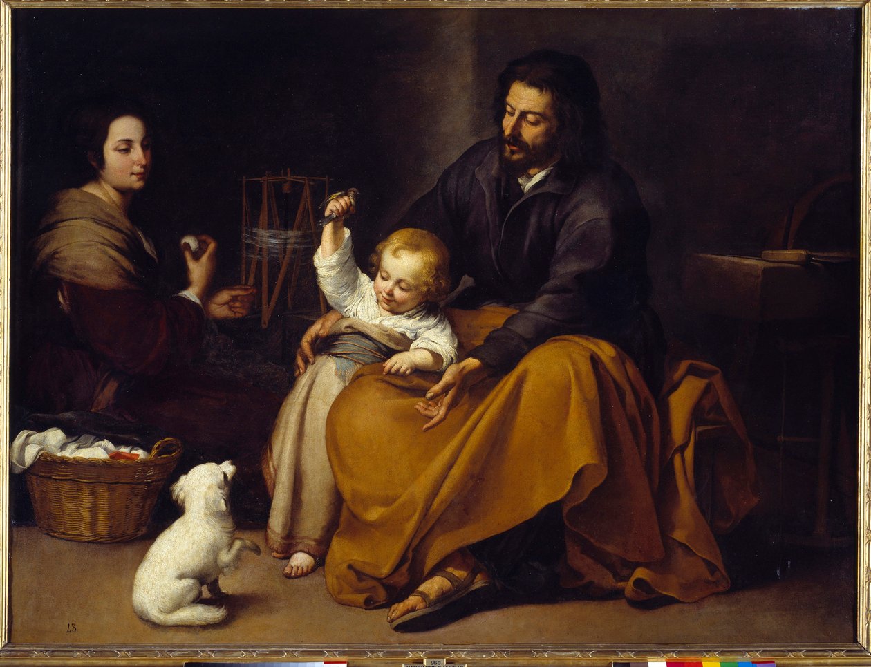 Bartolome Murillo (1618-1682) 的神圣家庭绘画 作者 巴斯托洛梅·埃斯特万·穆里略