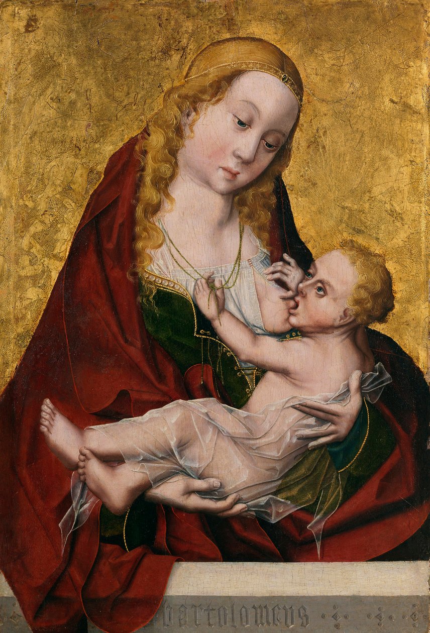 "Vierge allaitant l