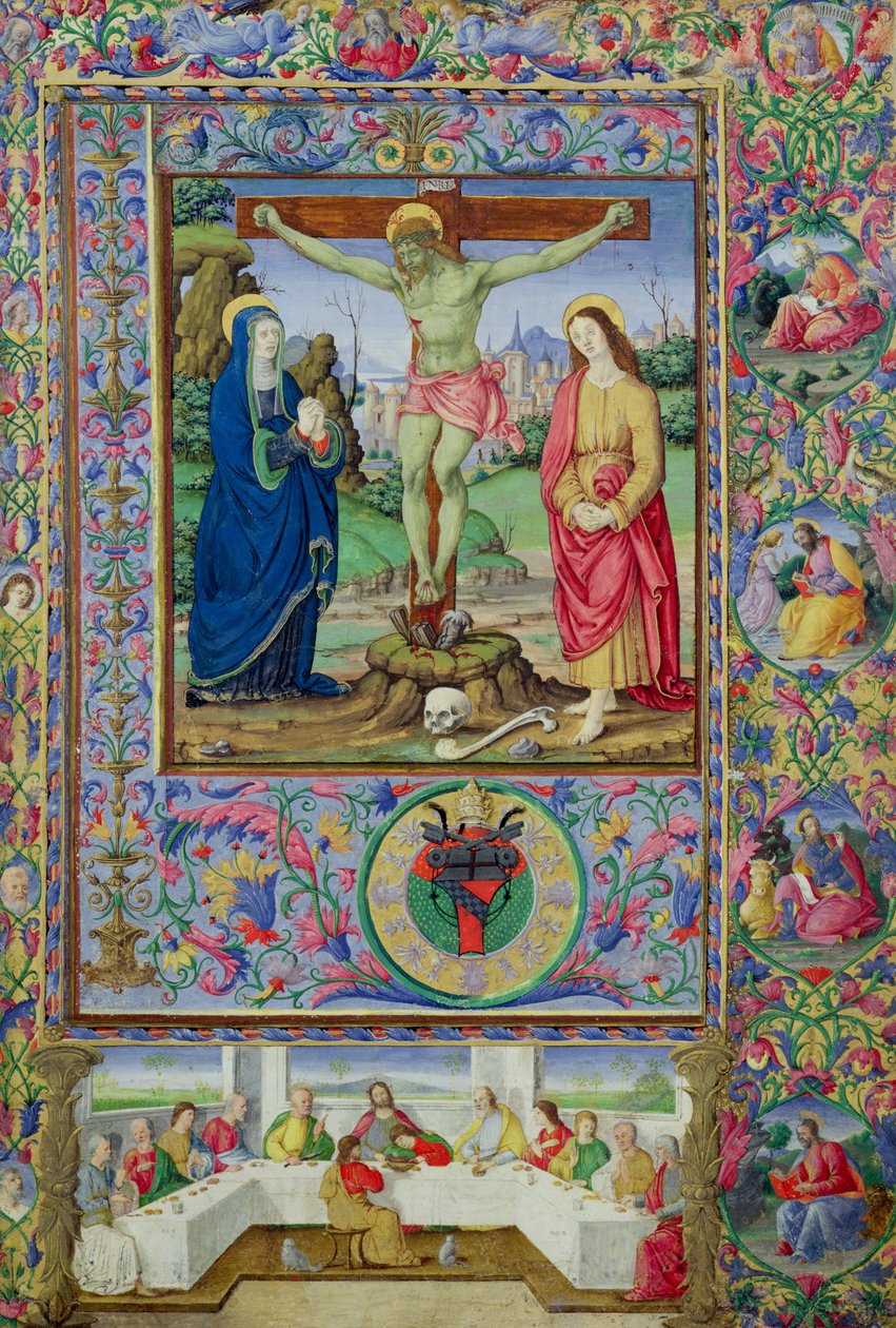 被钉十字架和最后的晚餐 作者 Bartolomeo Della Gatta