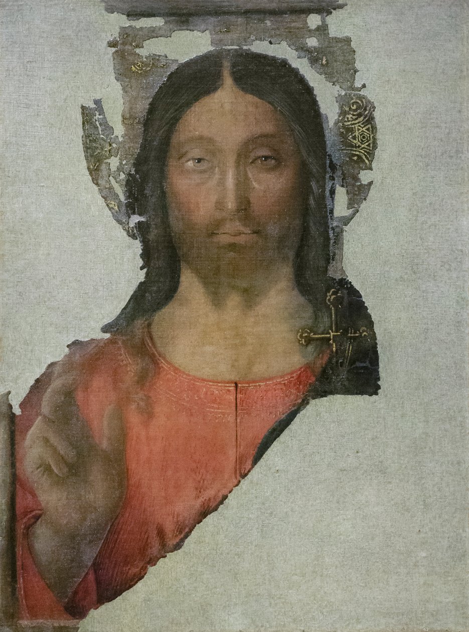 救世主》，约 1480-81 年（蛋彩画板） 作者 巴尔托洛梅奥 (Della Gatta)