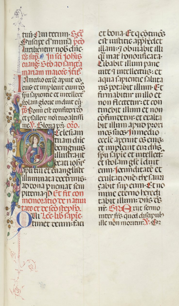 小姐：大笑。 25：圣约翰与鹰，1469年。 作者 Bartolomeo Caporali