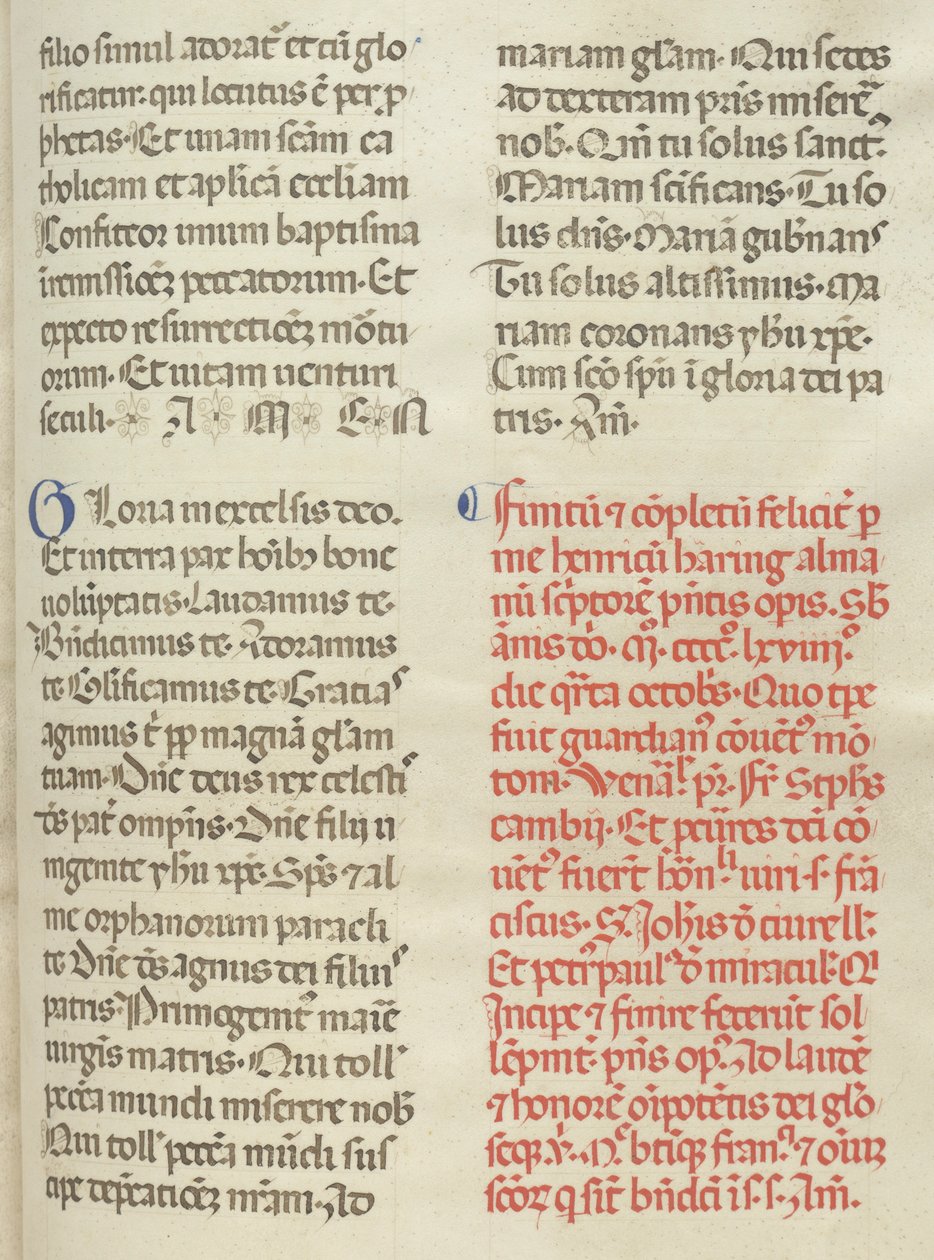 Missale开本400：版权页，1469。 作者 Bartolomeo Caporali