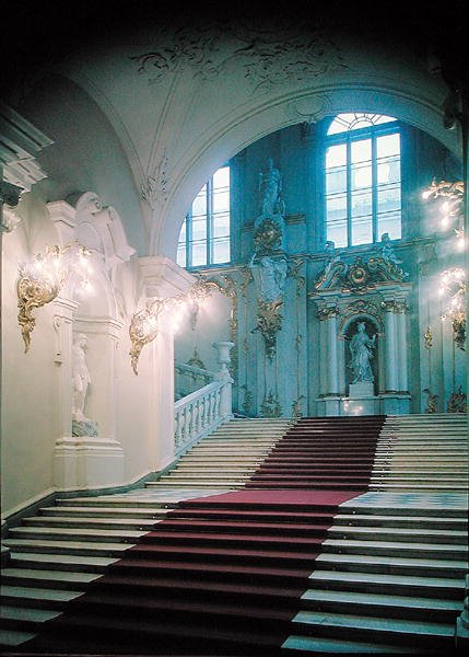 乔丹画廊的主楼梯（照片） 作者 Bartolomeo Franceso Rastrelli