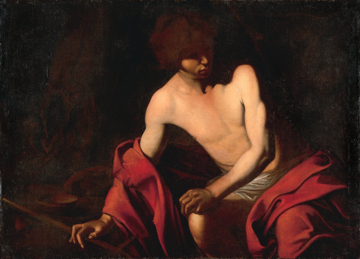 意大利文：San Giovanni Battista St John the Baptist（施洗者圣约翰 作者 巴托洛梅奥·曼弗雷迪