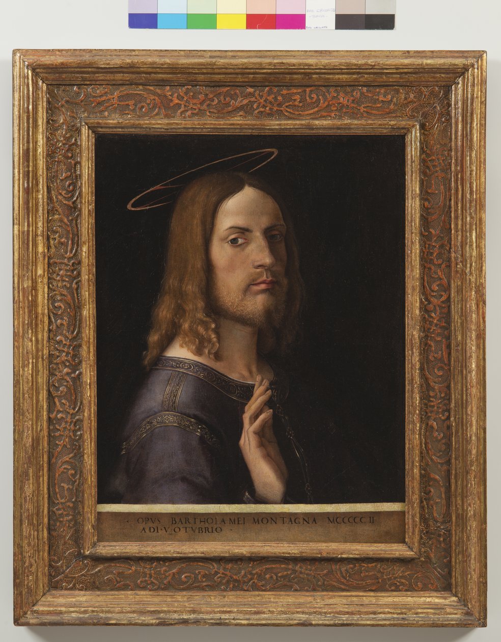 祝福耶稣，1502年 作者 蒙大拿州Bartolomeo