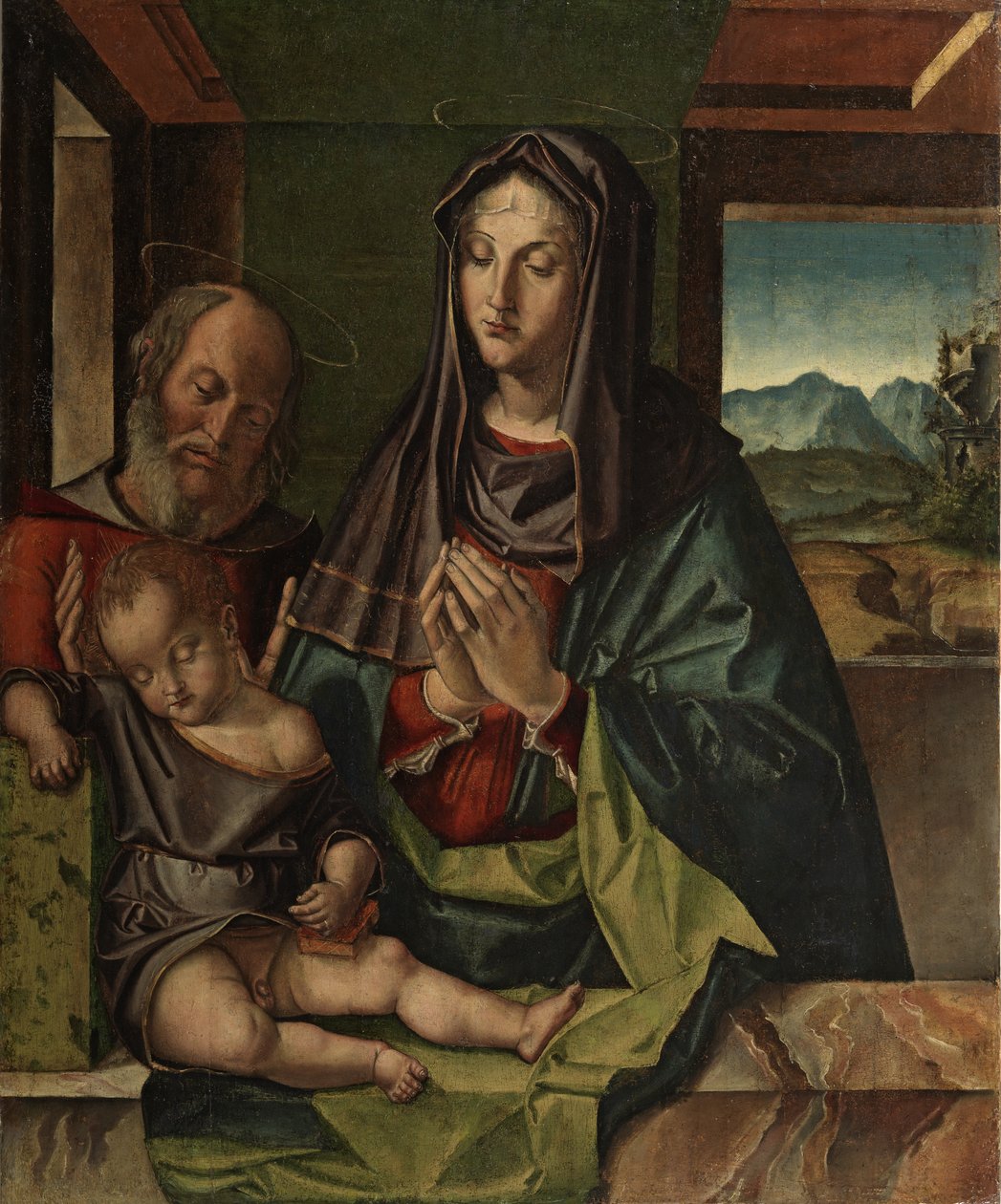神圣家族，约1500年 作者 蒙大拿州Bartolomeo