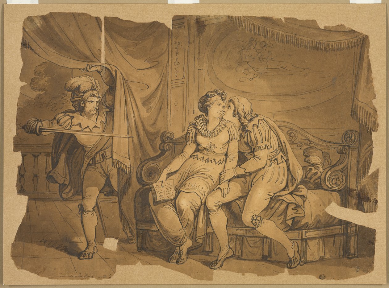 保罗和弗朗西斯卡 作者 Bartolomeo Pinelli