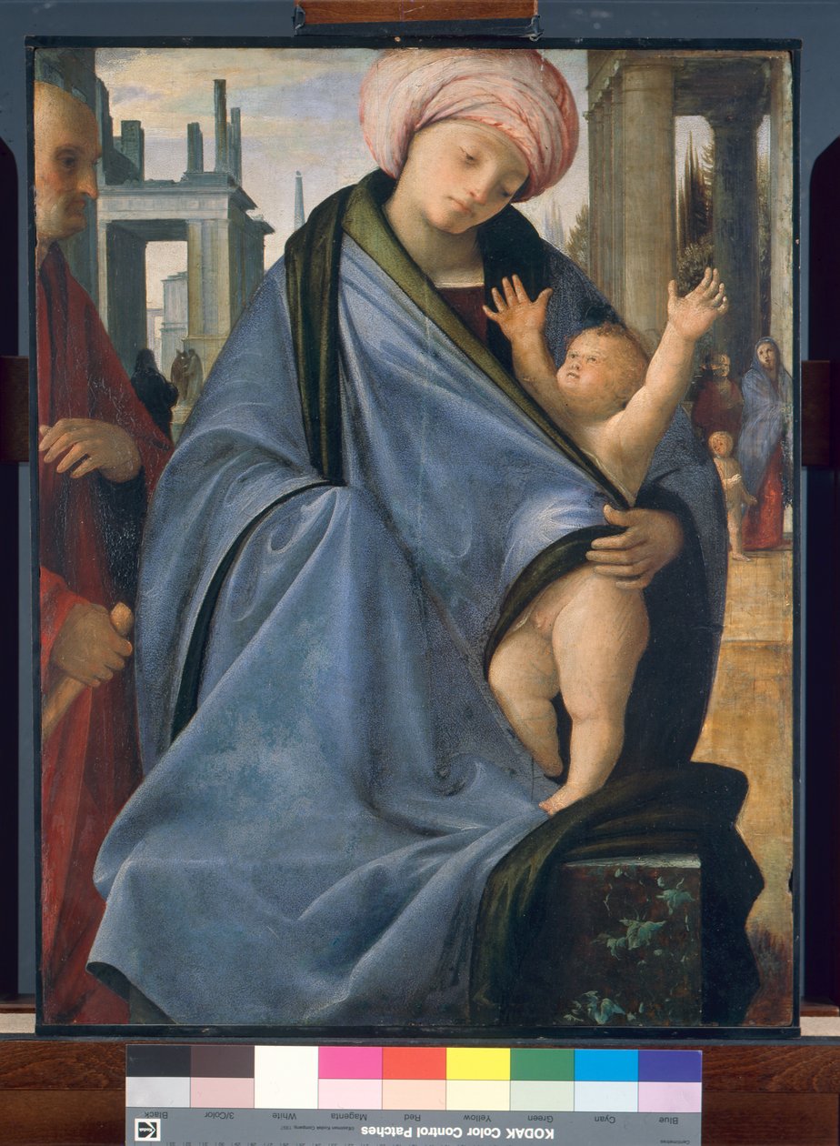 圣家族 作者 Bartolomeo Suardi Bramantino