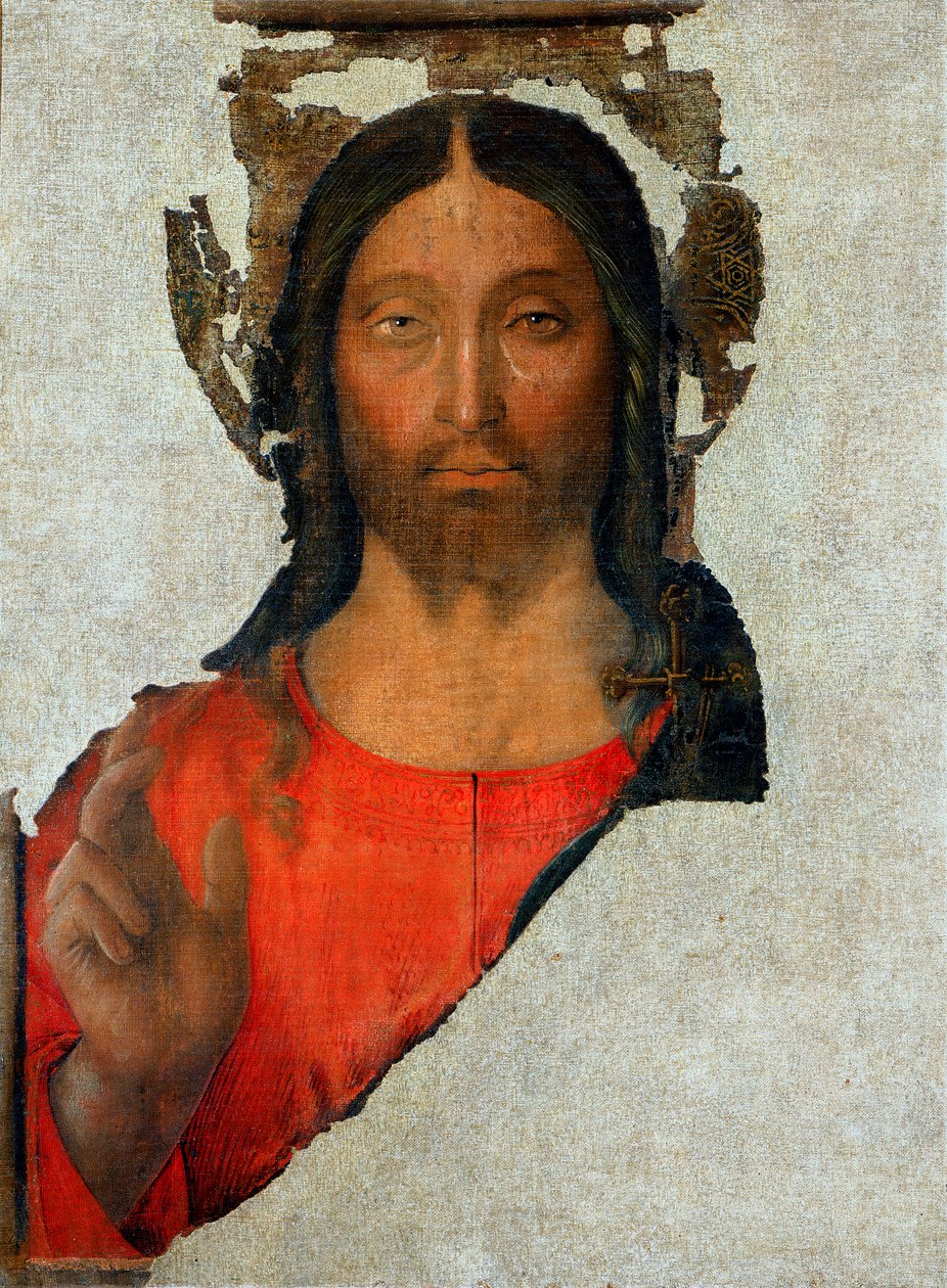 祝福基督 作者 Bartolommeo Suardi Bramantino