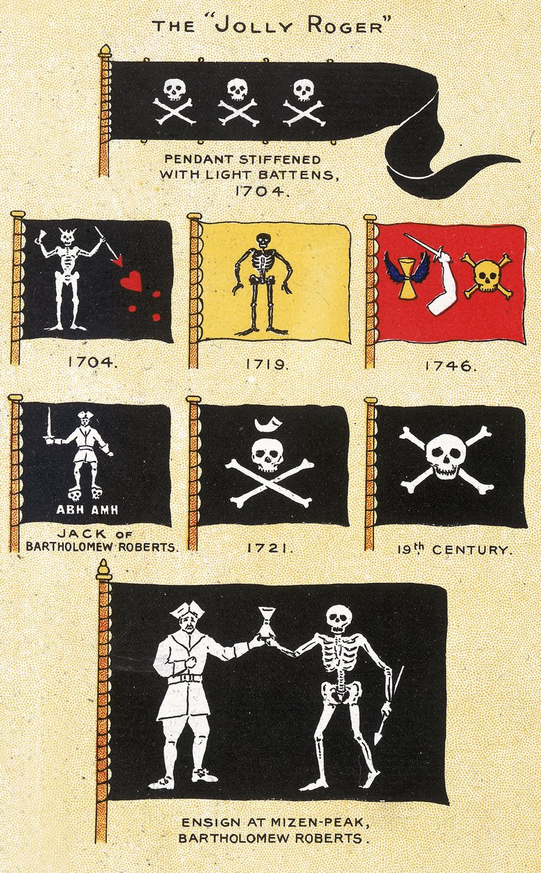 18 世纪海盗旗精选 作者 巴兹尔·拉伯克