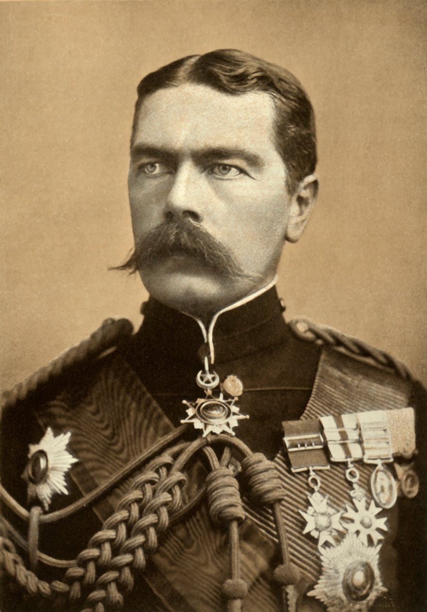 喀土穆的基钦纳勋爵少将》，1900年。 作者 巴萨诺有限公司