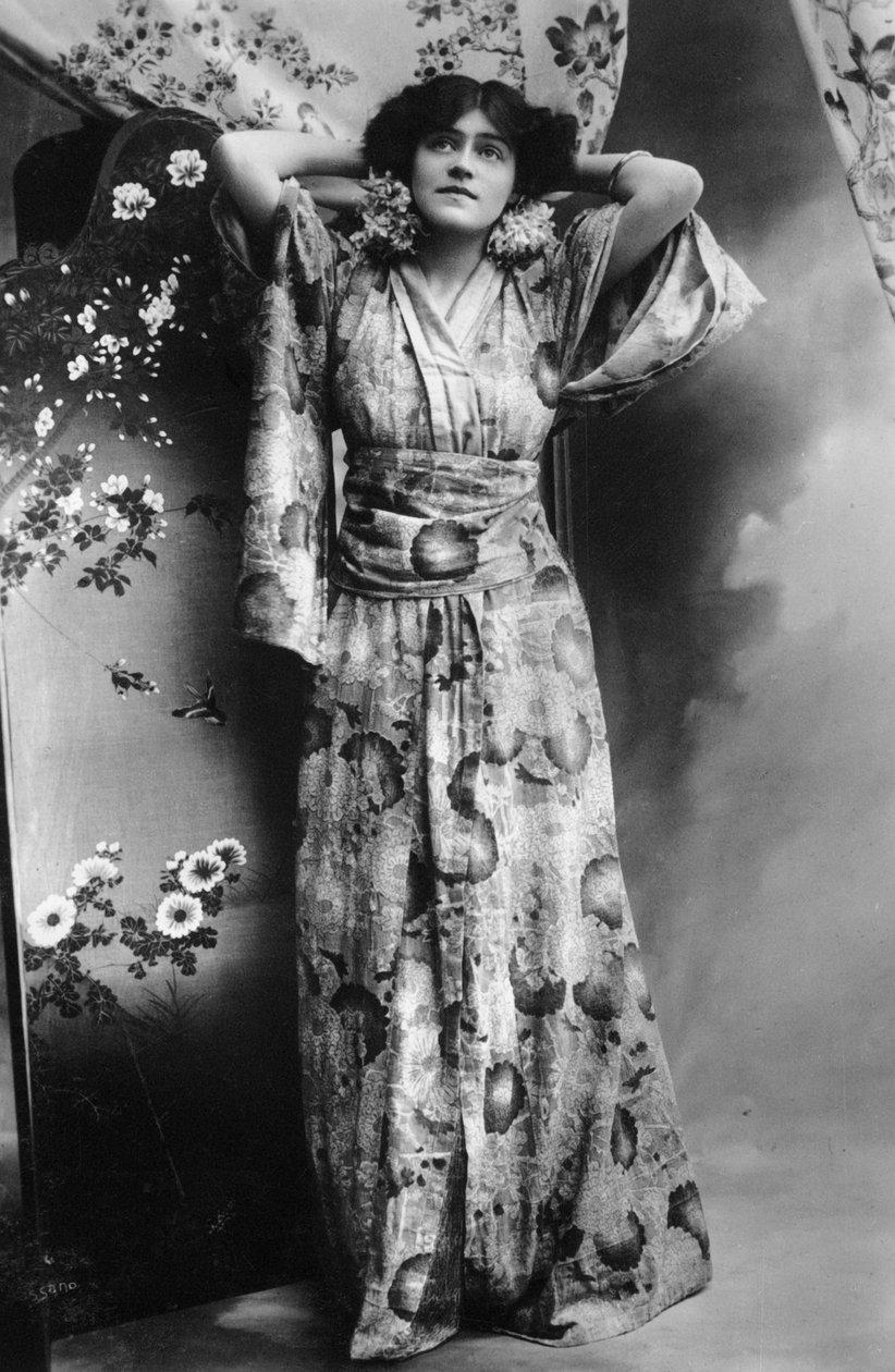 希尔达·哈默顿（Hilda Hammerton），女演员，二十世纪初。 作者 巴萨诺工作室
