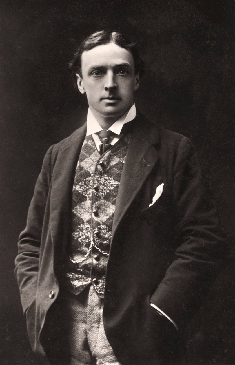 约翰·马丁·哈维（John Martin-Harvey）1863-1944，英国演员，二十世纪初。 作者 巴萨诺工作室